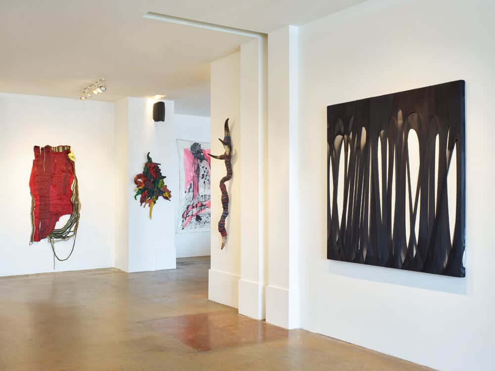 Installation shot of the exhibition, Right at the Equator. Courtesy of Valerie Kabov.