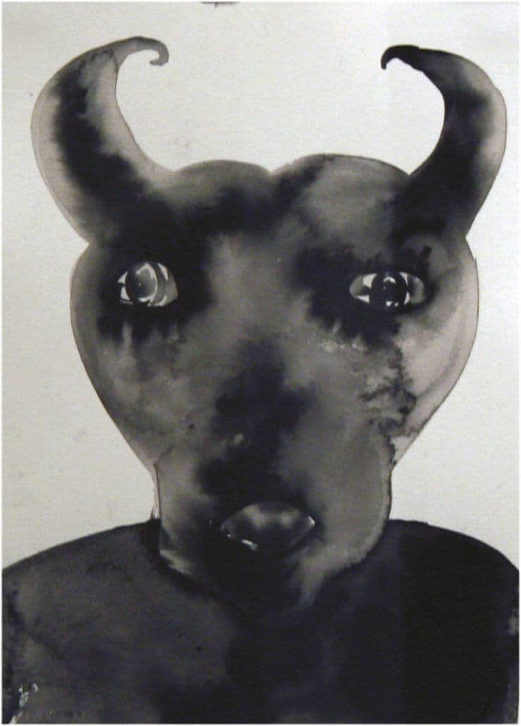 Barthélémy Togo, Devil Head No 8, 2016. ©Adagp, Paris. Images courtesy of Mario Mauroner Gallery, Vienna.