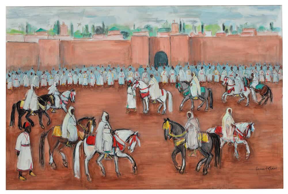 Hassan El Glaoui / La Sortie Du Roi / £80,000-120,000 / Copyright: The Estate of the Artist